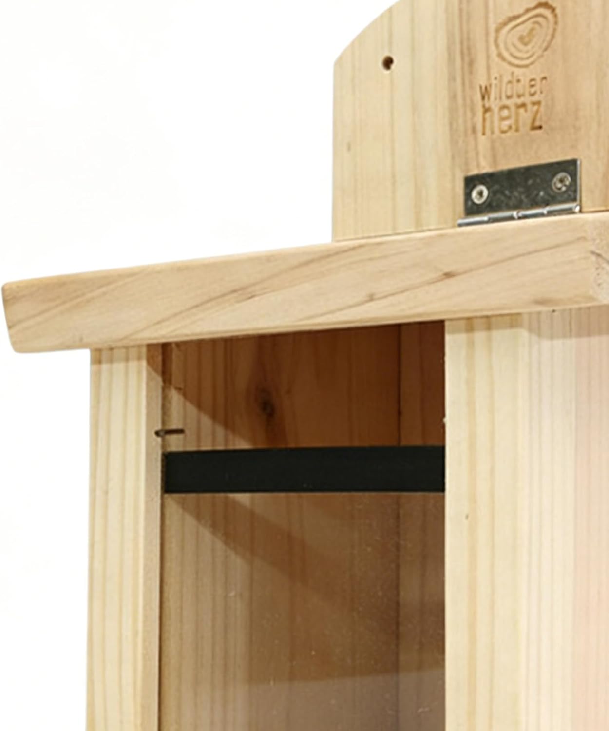 Squirrel Feeder Windproof Wooden Dispenser for Squirrels, Extra Long Board Feeding House, Durable Outdoor Wildlife, Easy Placement, Squirrel Feeder Accessory for Pets Home Garden Yard Patio Balcony