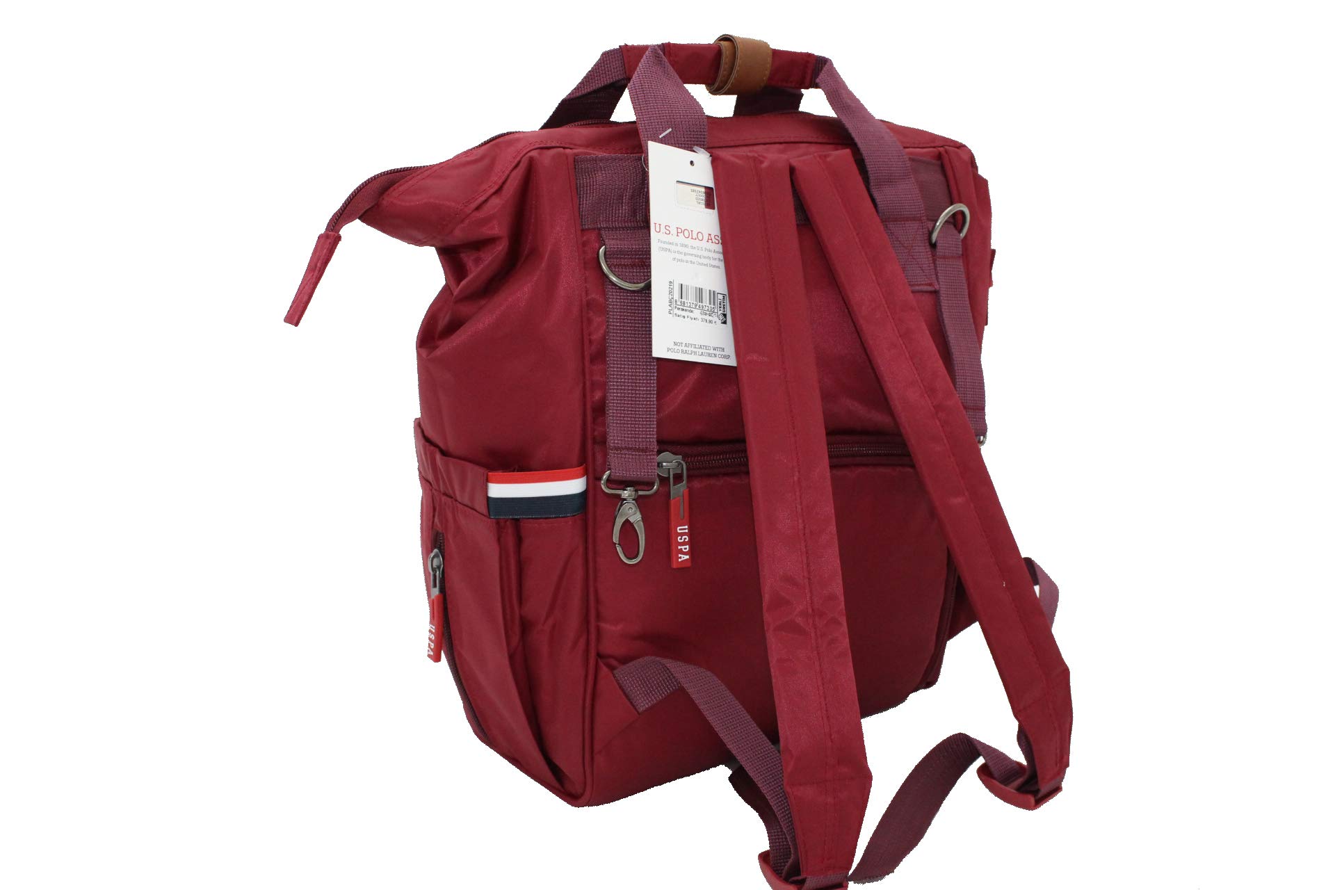 Plabc219 U S Polo Assn Anne Bebek Cantasi Sirt Cantasi Anneler Icin Bebek Bakim Cantasi Kirmizi Amazon Com Tr Bebek