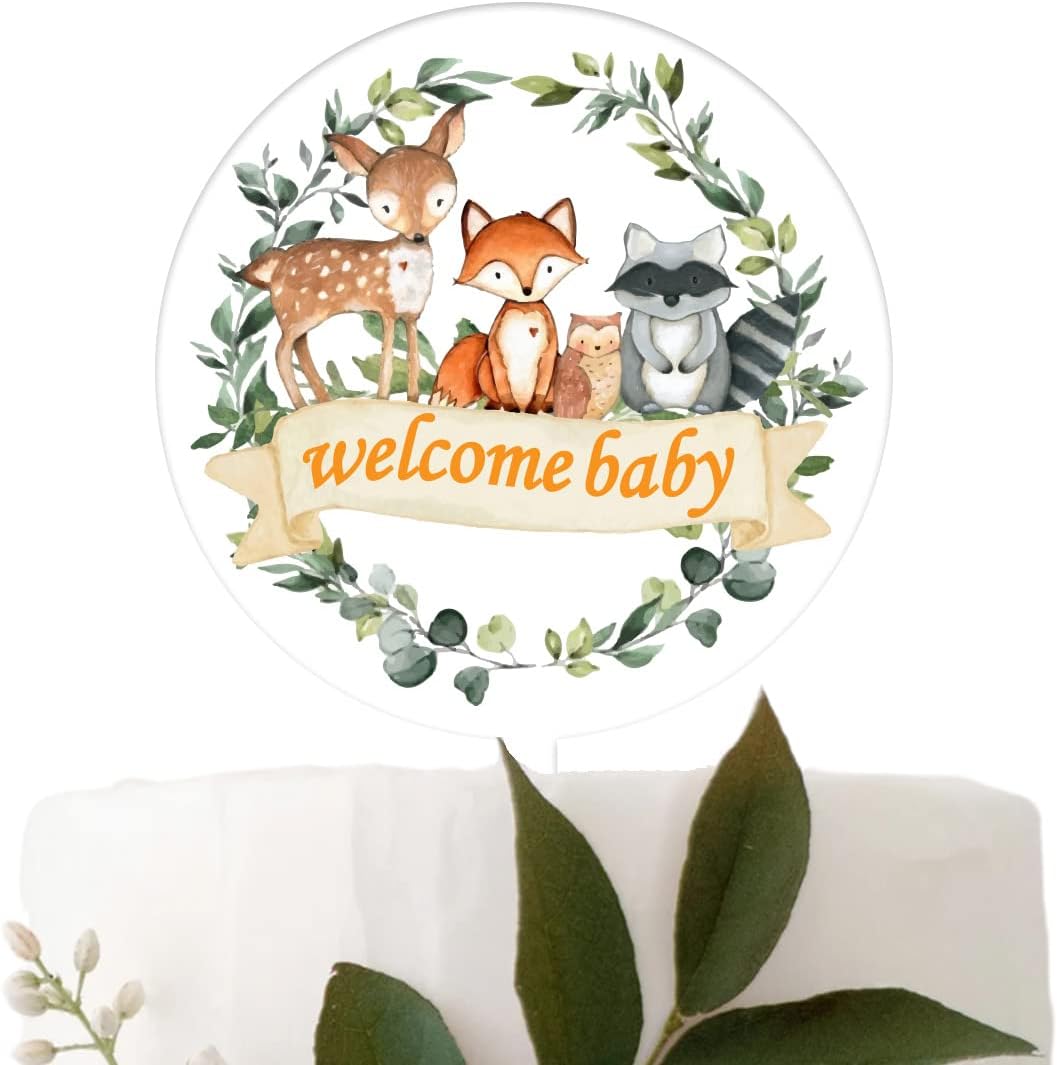 Woodland Animals Party Supplies, Woodland Animals Cake