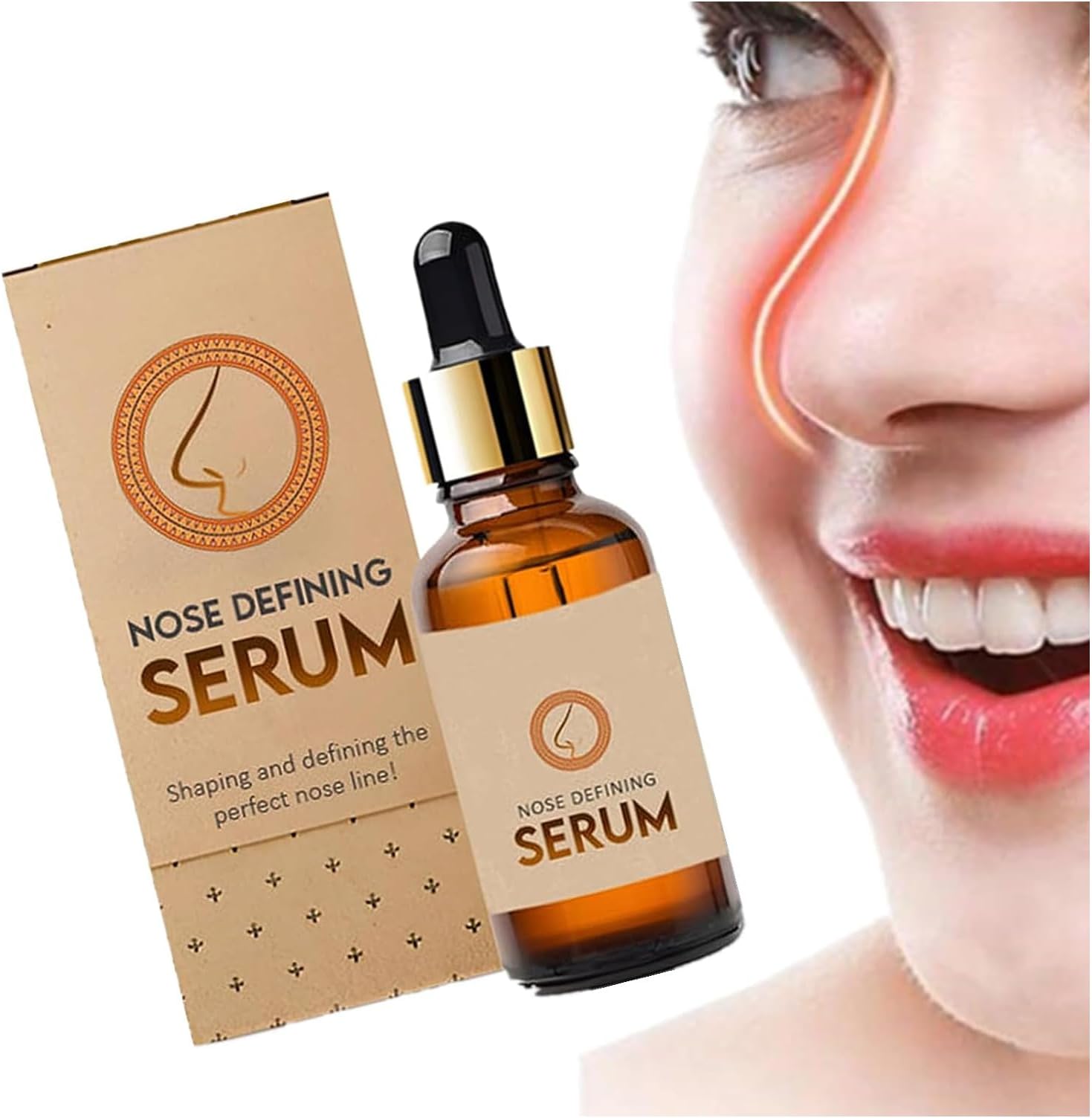Liftx Nose Defining Serum,7 Days Sci-Effect Nose Lift Shaping Oil,Nasal Bone Remodeling Serum,Nose Lift up Shaping Essence Oil, Professional Nose Repair Heighten Rhinoplasty Firming Nose Serum (1PC)