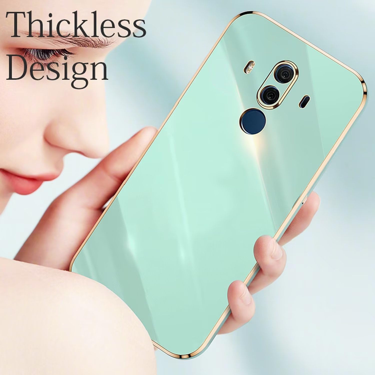 Kaywzo Cover per Huawei Mate 10 Pro,Custodia in Trasparente TPU con Modello del Modelli di Fiori Colorati,Ultra Sottile Donna Silicone Phone Protezione Case Cover-4