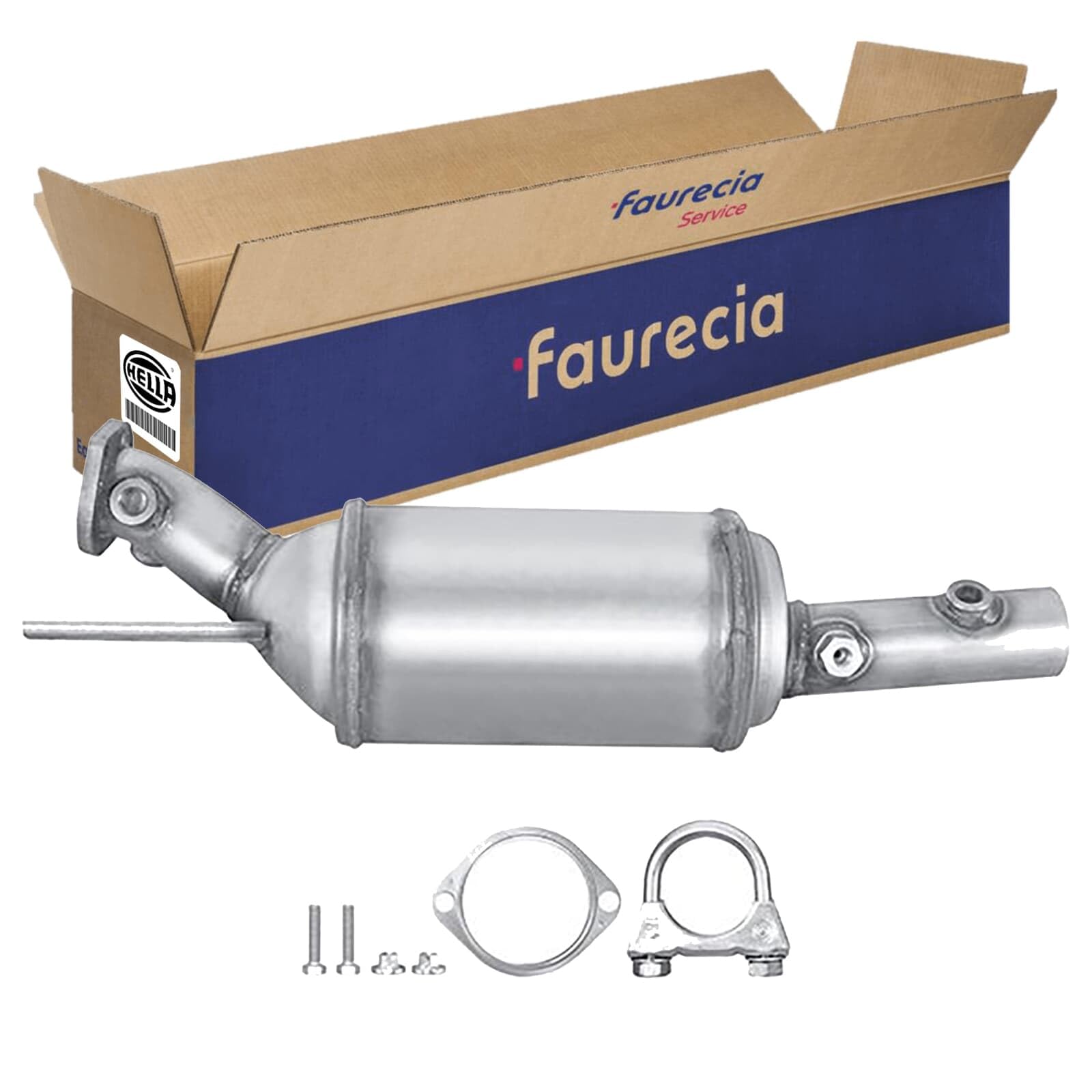 HELLA 8LG 366 071-311 Filtro partículas diesel - Easy2Fit Kit - Euro 4 - 1 pieza - Juego con accesorios de montaje - cordierita (principalmente tráfico de larga distancia) | 8LG 366 071-311 Compatible con Espace IV (JK0/1_)