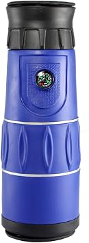 Monoculars,Focus Telescope,HD Optical, BAK4 Prism, FMC Lens,Real Monoculars for Kids 3-12 Years Old Science Class Bird Watching Camping Hiking,Blue
