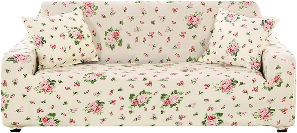 Boshen Stretch Seat Chair Covers Couch Slipcover Sofa Loveseat Cover 9 Colors/4 for 1 2 3 4 Four People Sofa + 1 Pillowcase