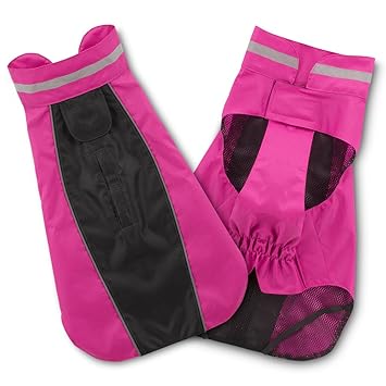 Voyager Dog Windbreaker by Best Pet Supplies - Fuchsia, X-Large