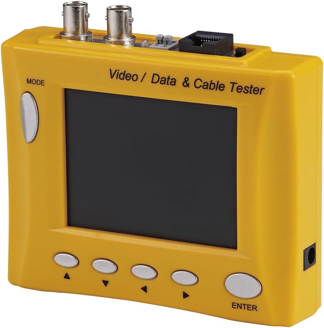 15-AU35MD Multi-Functional CCTV Tester with 3.5-Inch LCD and Signal Meter (Yellow)