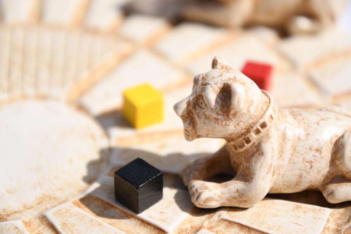 Replica Mehen Game - Ancient Egyptian Game of the Serpent - Replica of the Oldest Board Game in World - Board Game for 2-4 Players