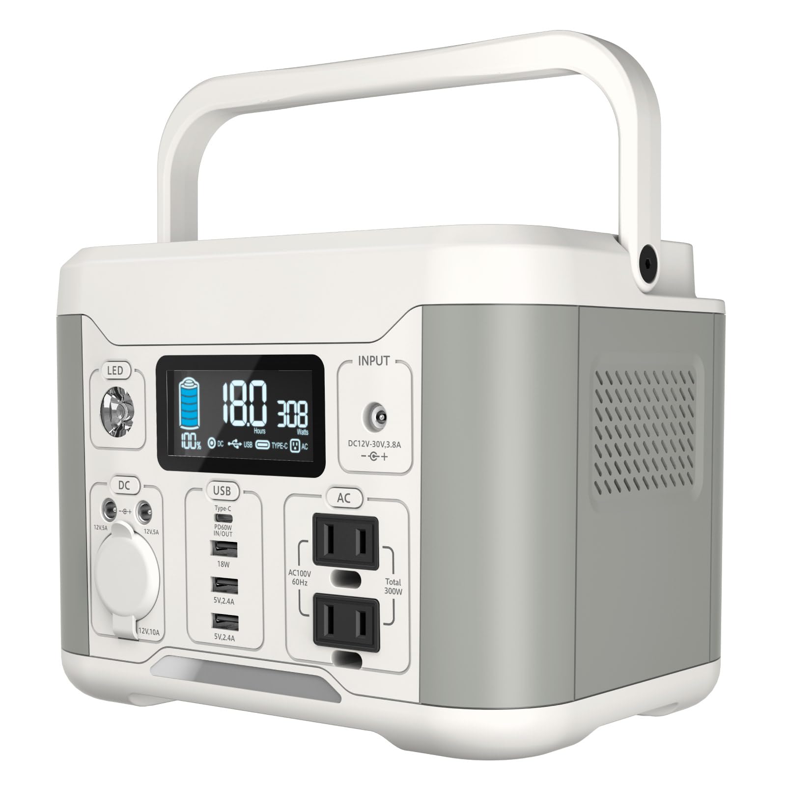 Amazon.co.jp: 多摩電子工業 300Wポータブル電源 TL127W-KW ／288Wh