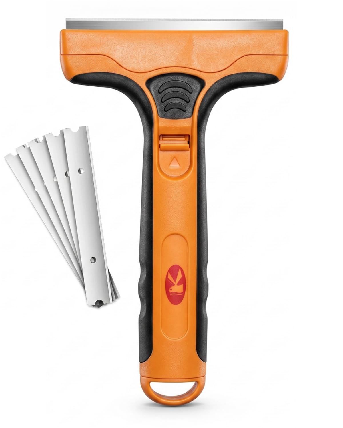 Window Scraper Tool,Glass Scraper for Windows, Oven Scraper Tool Non Scratch, Cleaning Tools Ceramic Hob Scraper for Removing Window Decals （with 5 Extra Blades)