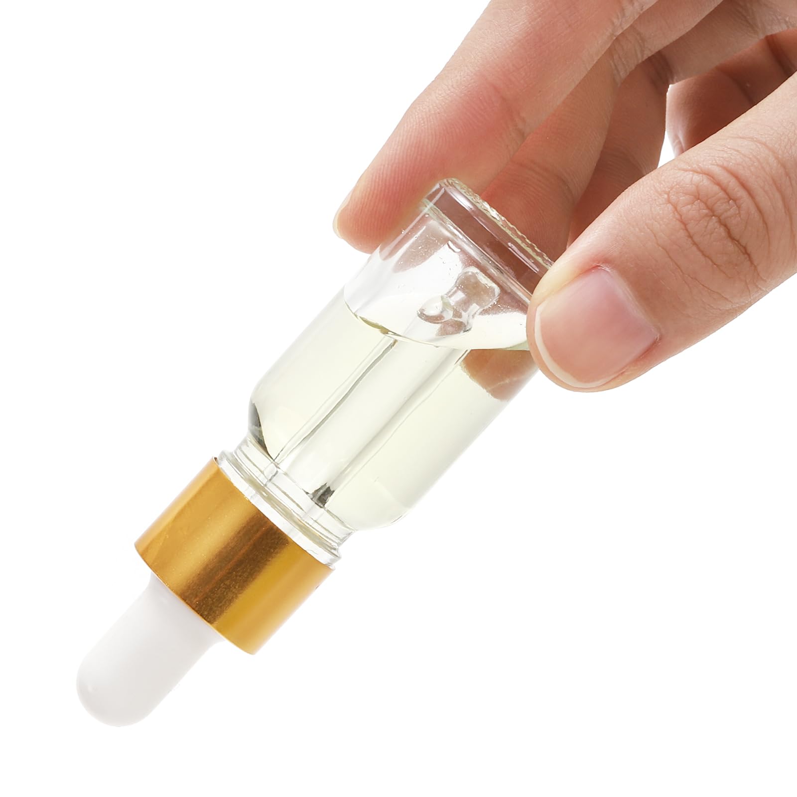 Kingrol Transparente Glas-Tropfflaschen, Tinkturflaschen, leere Flaschen mit Pipette für ätherische Öle, Parfums, Aromatherapie, Chemielabor, Chemikalien, 40 Stück