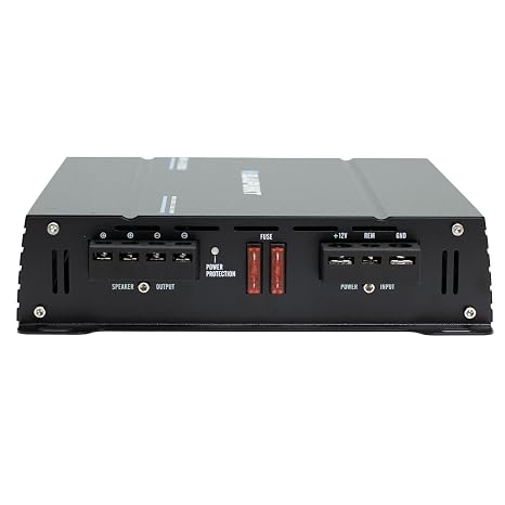 Blaupunkt BPA-E1001 1-Channel Class D Monoblock Amplifier 2000W Max - Deep Bass, High Efficiency, Compact Design Bundle with Gravity Magnet Phone Holder