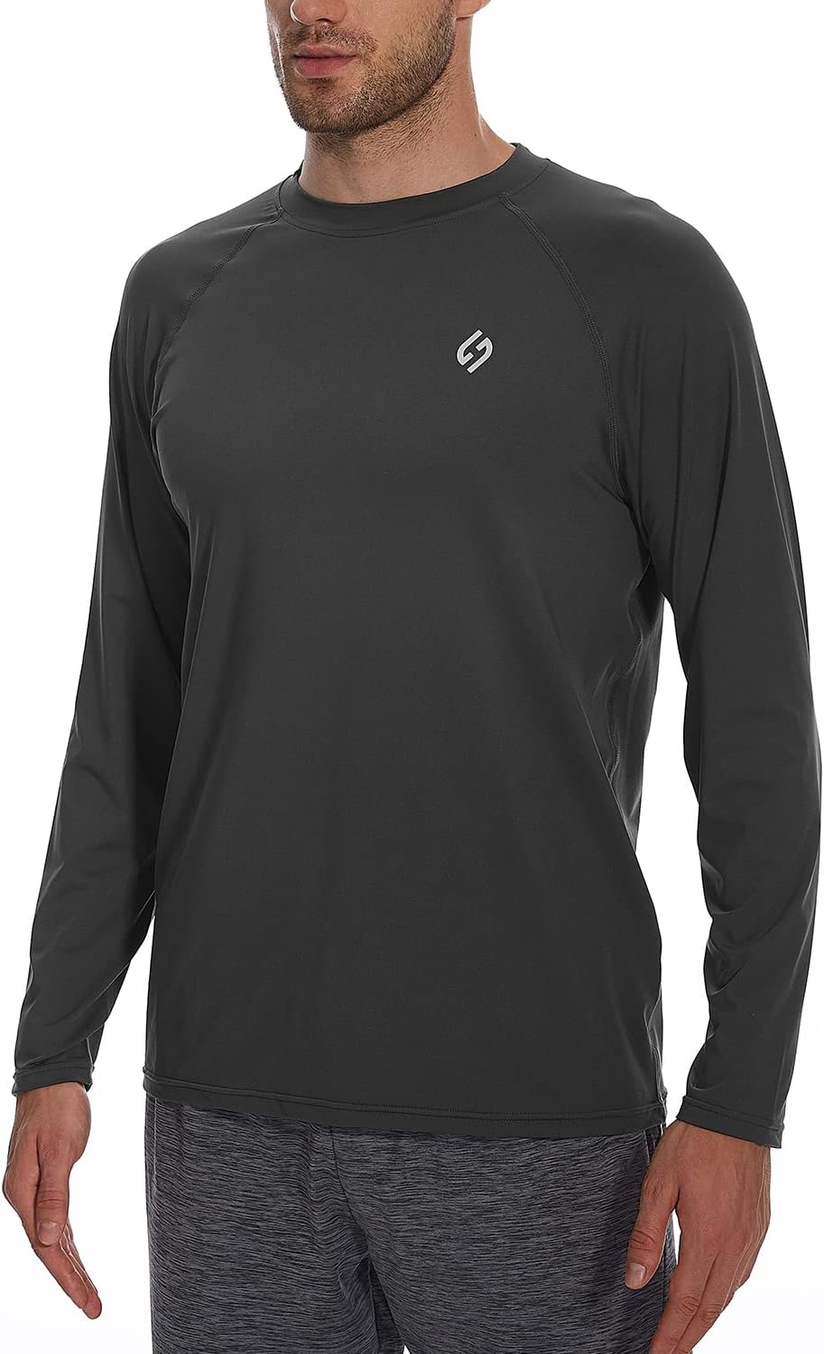 HODOSPORTS Men's UPF 50+ Sun Protection Shirts Long Sleeve Rash Guard Fishing Shirts for Men SPF UV Quick Dry Lightweight - Image 2