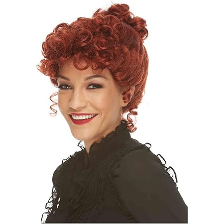 red 50s wig