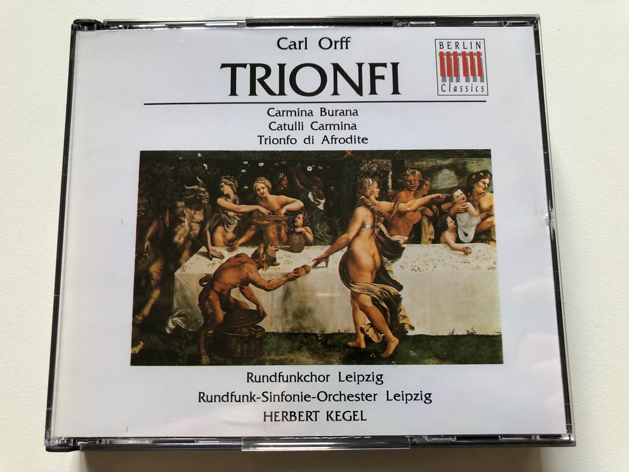 ORFF:TRIONFI-CARMINA BURANA/+ [Audio CD] KEGEL/RSOL/CASAPIETRA/+