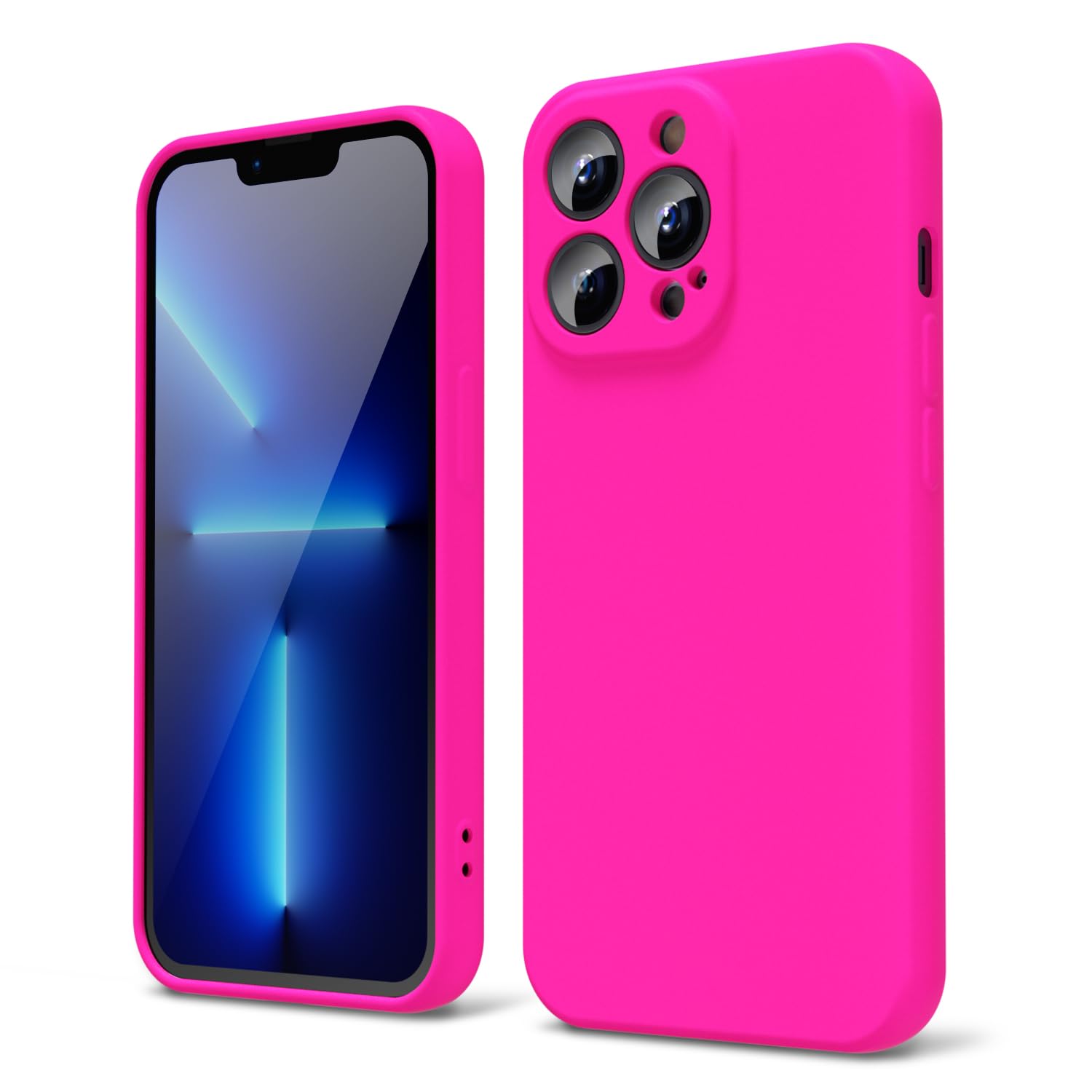 oakxco for iPhone 16 Pro Max Case Liquid Silicone, Soft Rubber Gel Elegant Aesthetic Basic Simple Cover, Cute Thin Slim TPU Matte Solid Color Plain Smooth Case for Women Girl, Light Pink — view 995
