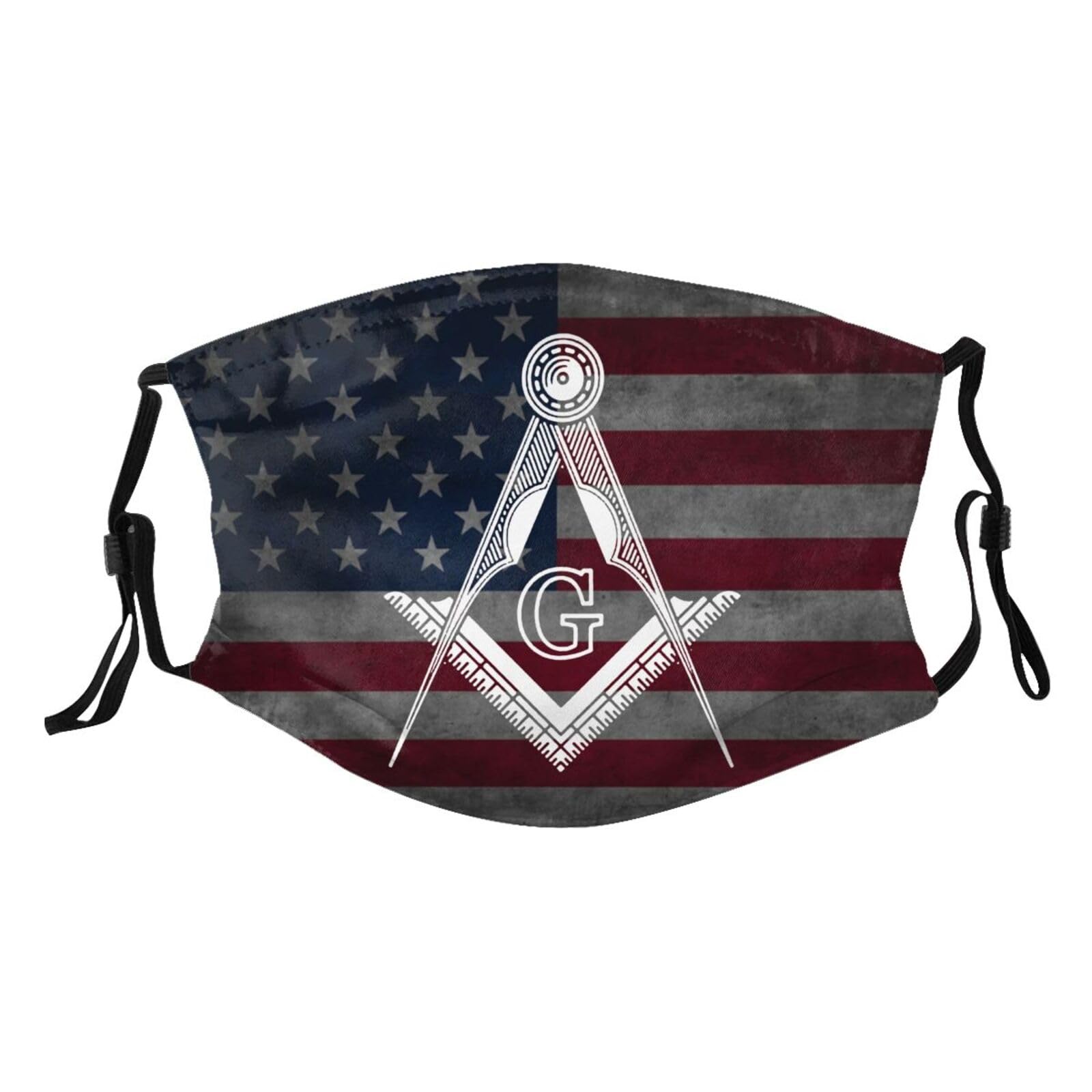 Masonic Shriner Split Adult Dust Mask Adjustable Dust Face with 2 Filter1867