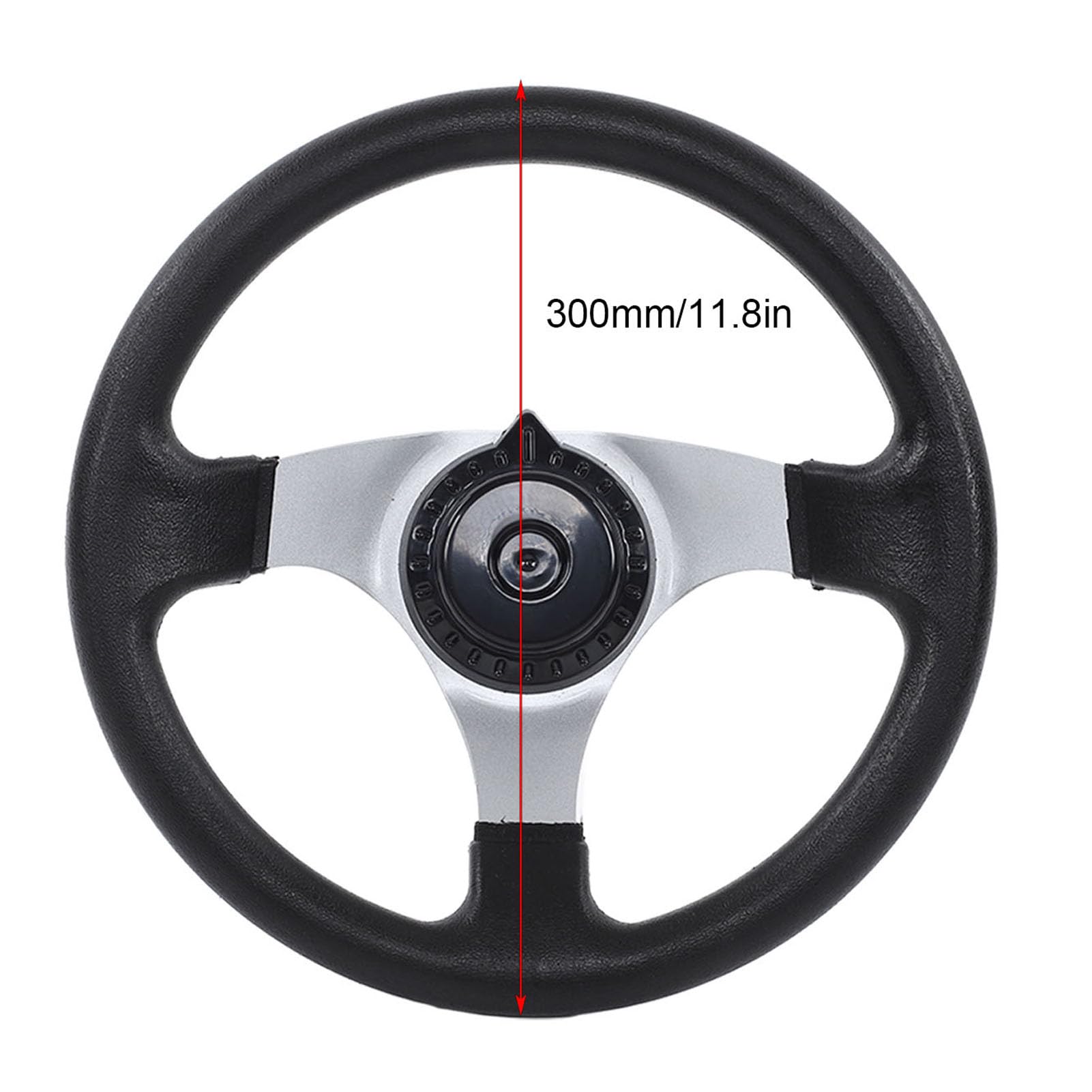 Lenksatz Go Kart, Metall ABS Gummi Lenkradbaugruppe mit Zubehör für 150 250 Motoren