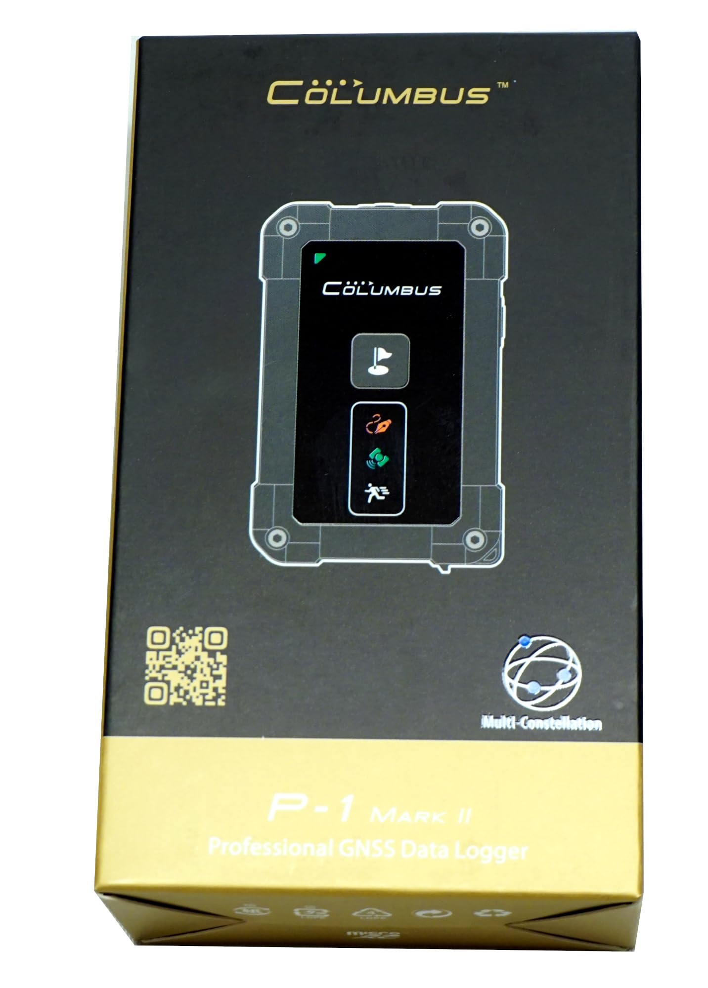 GNSS & GPS Daten-Logger Columbus P-1 Mark II mit PC Software für Windows & macOS