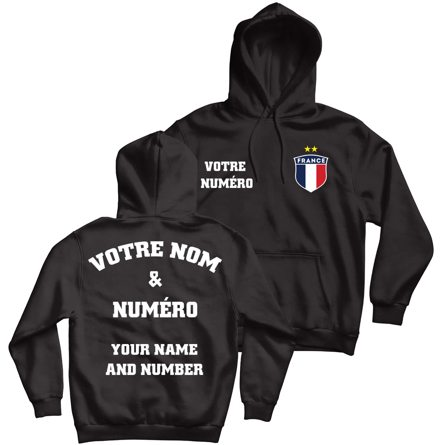 personalizzato maglietta calcio maschile donna francia stemma