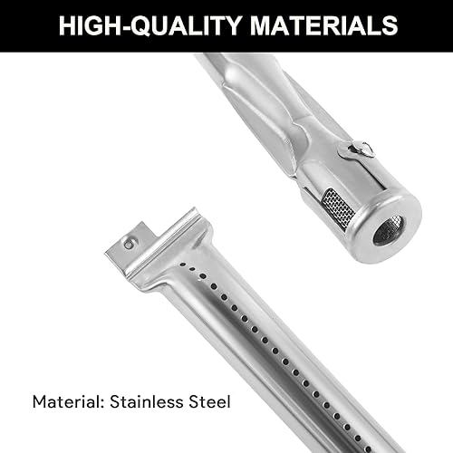 Miniatura 2 de Kit de tubo de 2 quemadores de 20 12 pulgadas para modelos Weber Summit 2000 a 2006 Summit de 4 quemadores (compatible con Weber 85660), piezas de