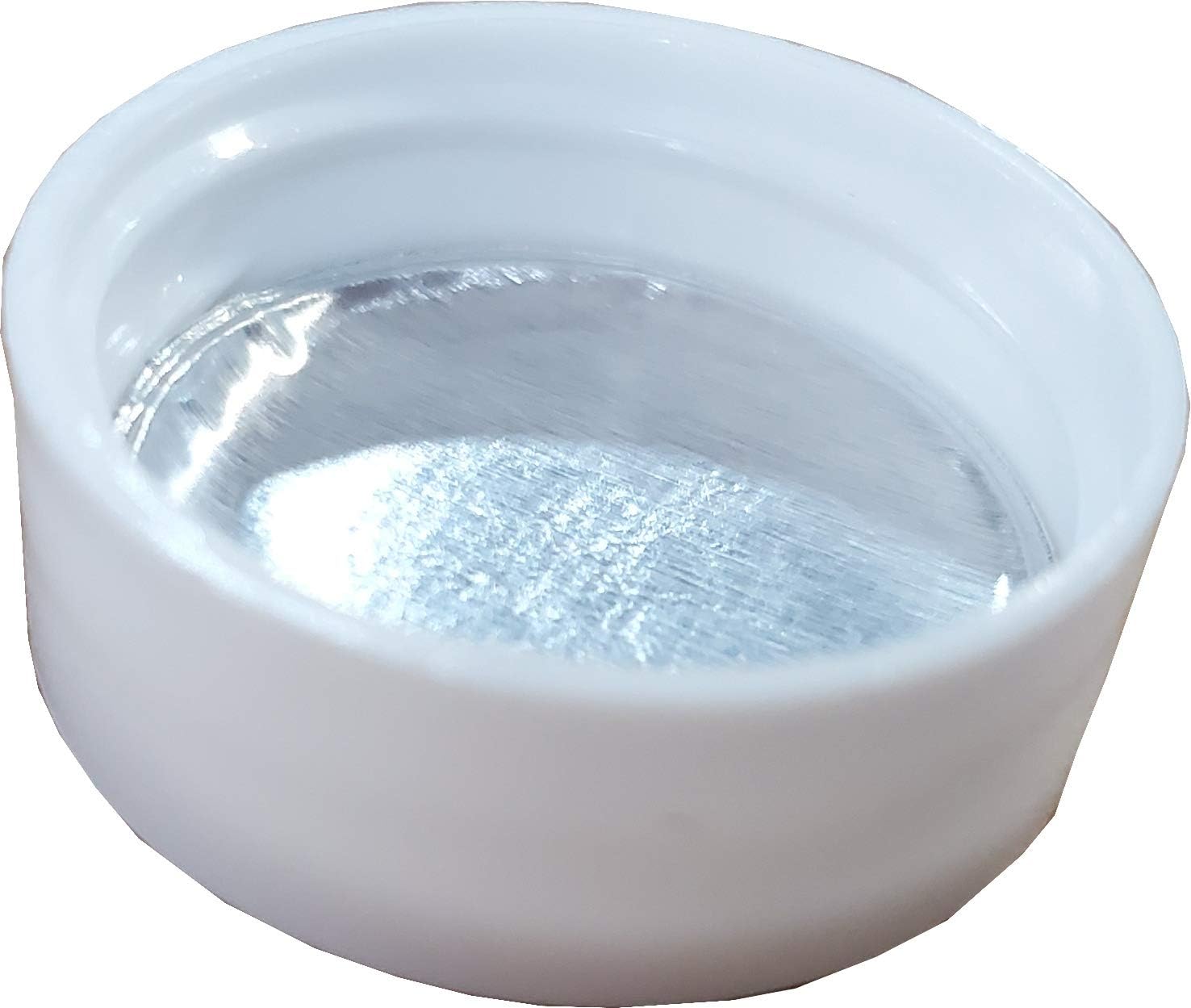 Case of 5000 28/400 Smooth White Caps with Foil Induction Liner