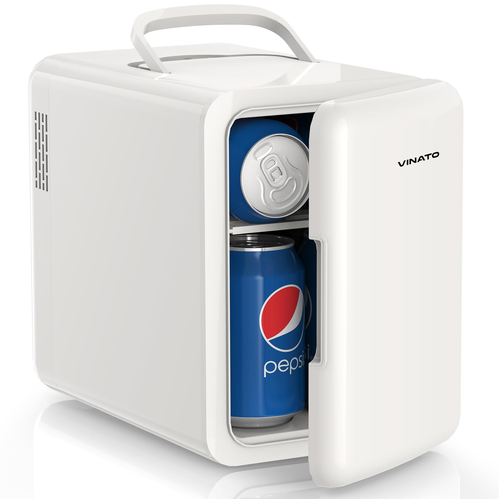 Minifrigo VINATO Da 4L Con Specchio LED: Per Cosmetici, Latte, Bevande - Freddo/caldo, Auto E Casa - Foto 11