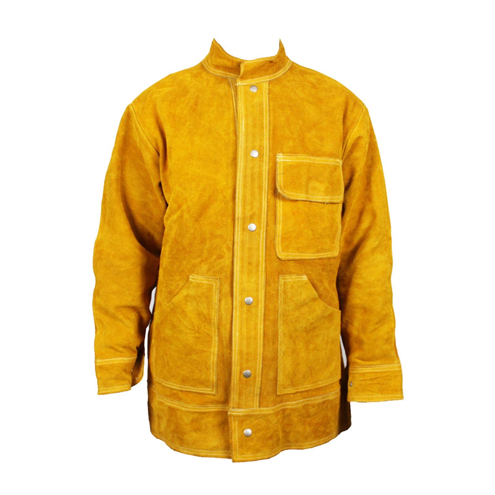 Chaqueta de Soldar de Cuero de, Delantal Protector, Traje de Herramientas