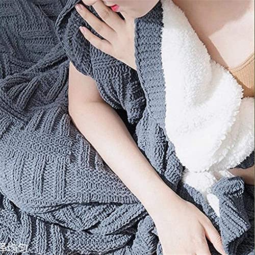 59"X 79" Dikker Warme Fuzzy Microfiber Lichtgewicht Gebreide Dekens voor Couch Bed Sofa Brown - Image 7