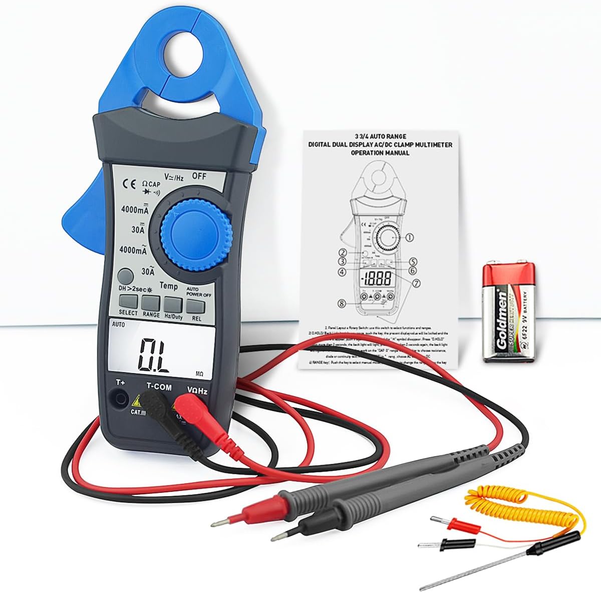 AIOMEST AI-870K Digital Low Current Clamp Multimeter