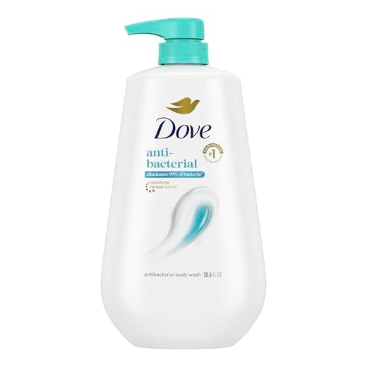 Dove Body Wash with Pump Antibacterial For All Skin Types Protects from Dryness 30.6 oz