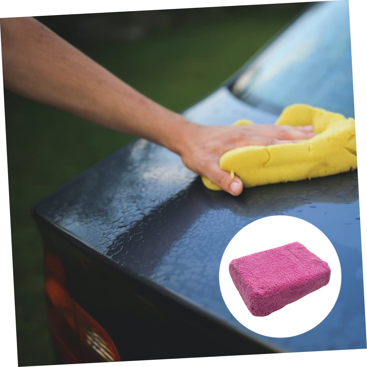 Zerodeko 2 Sätze Teiliges Auto Reinigungsschwamm Absorbierender Mikrofaser Waschhandschuh Für Kratzerfreie Autowäsche Und Effektive Im Haushalt Für Auto Pflege 2 Stück * 2
