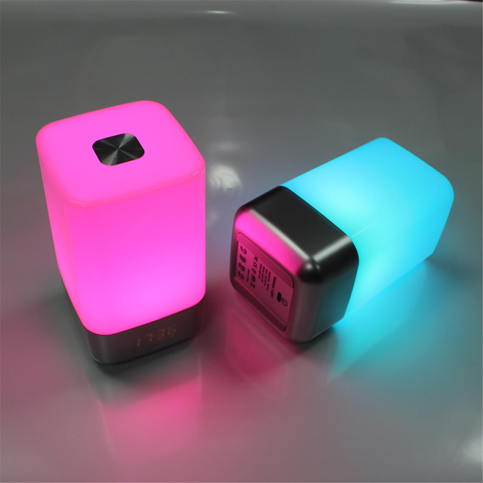 Lampada senza fili dimmerabile a LED touch per camera da letto, illuminazione d'atmosfera, simulazione dell'alba e risveglia, simulazione naturale del tramonto