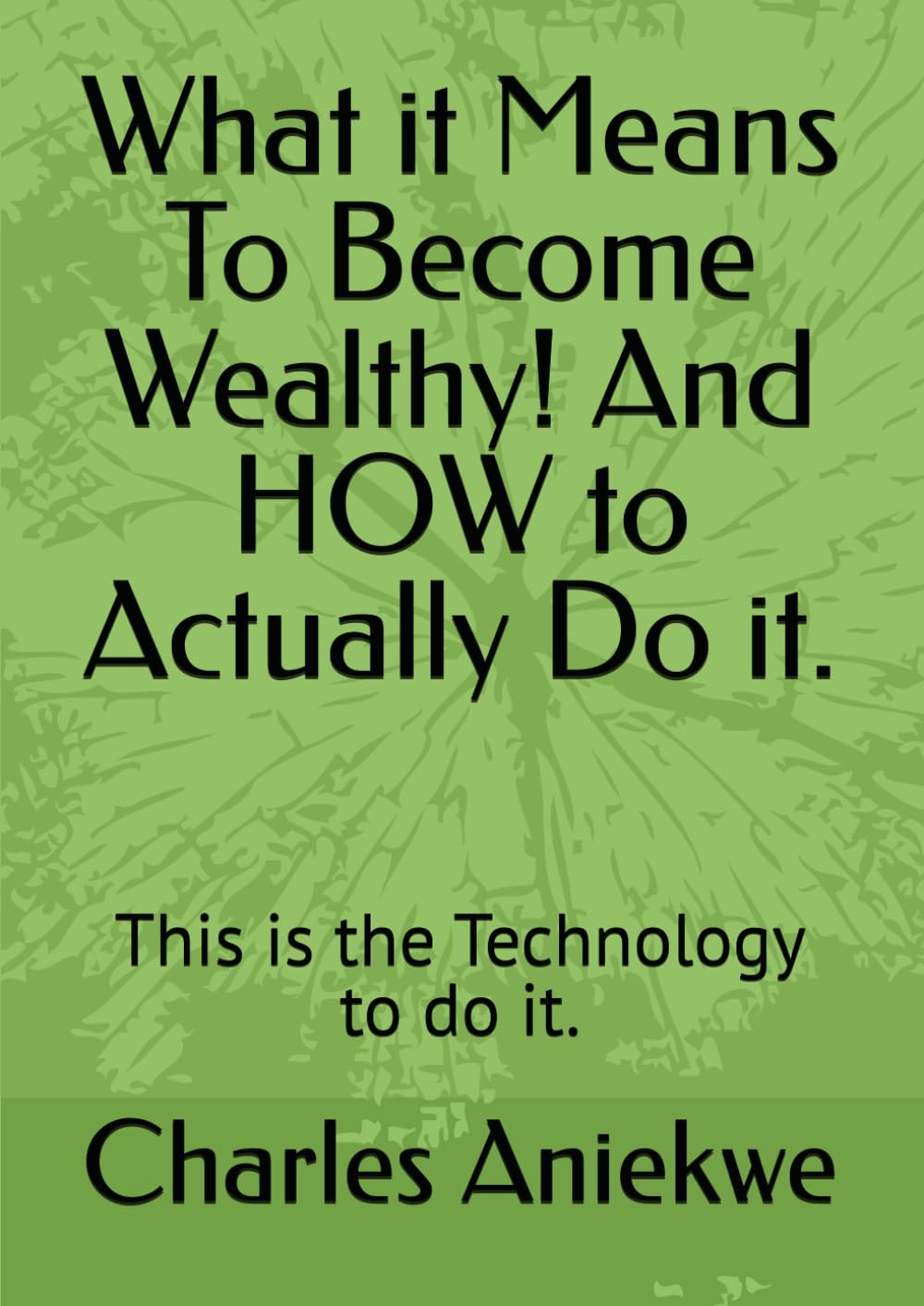 What it Means To Become Wealthy! And HOW to Actually Do it.: This is the Technology to do it.