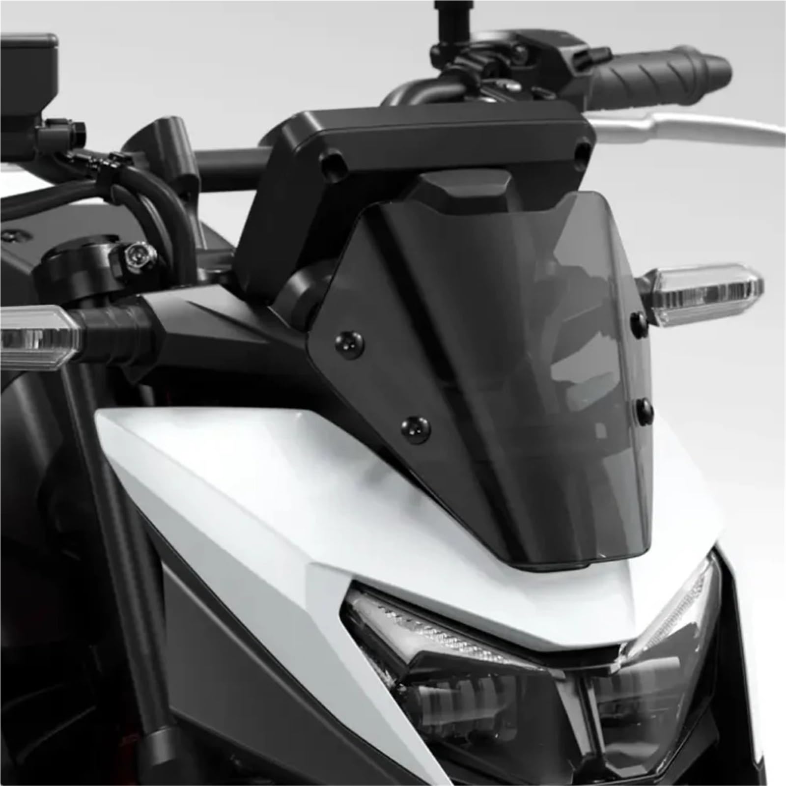 Parabrezza Parabrezza anteriore per motocicletta, adatto per CB750 Hornet 2025-2026, accessori per deflettore per visiera.(Black)