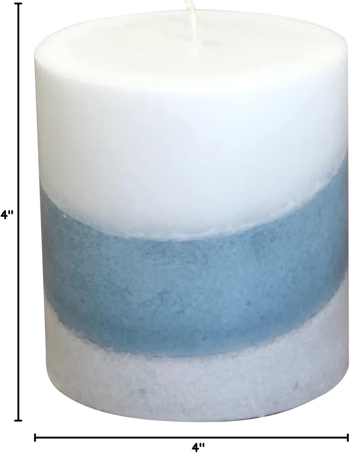 Wicks N More Clean Slate Scented Pillar Candles (4x4)