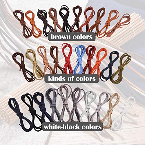 Sosmar 66 Yards 60 Colors Suede Cord Jewelry Making Kit With Cord Ends, Jump Rings And Lobster Clasps, Faux Leather Cord String Thread For Bracelet/Necklace/Dream Catcher/Beading And Diy Crafts #TOP7