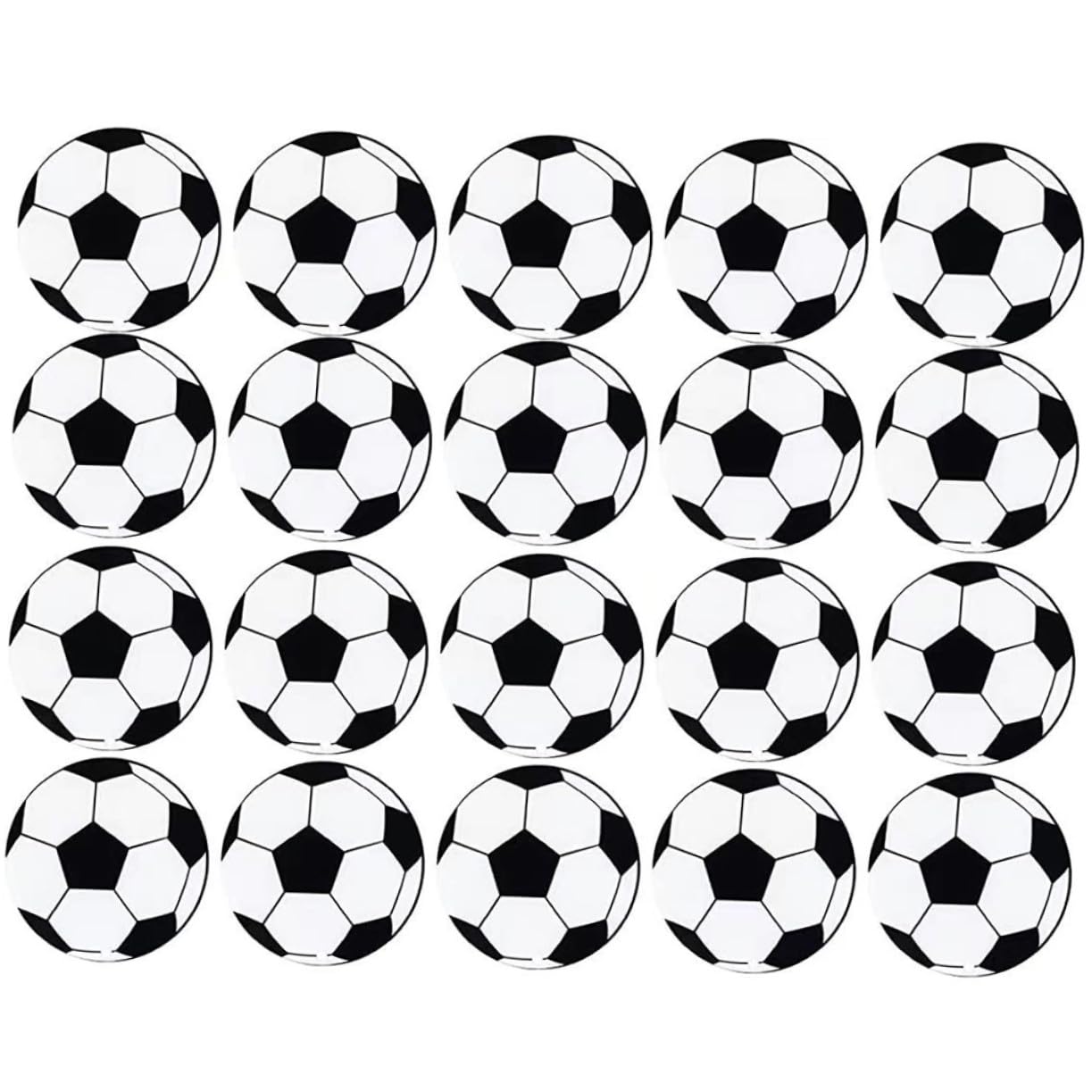 Toddmomy 20 set Portachiavi Calcio in Acrilico DIY con Palline da Calcio Decorazioni Sportive per Borse e Chiavi Accessori Moda Sportiva per Regali e Uso Quotidiano