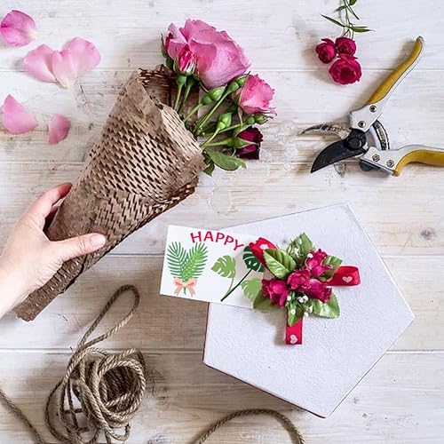 Miniatura 6 de INFUNLY 24 troqueles de hojas de metal troqueladas de hojas de palma para maceta, plantillas de estampado de plantas tropicales para hacer tarjetas