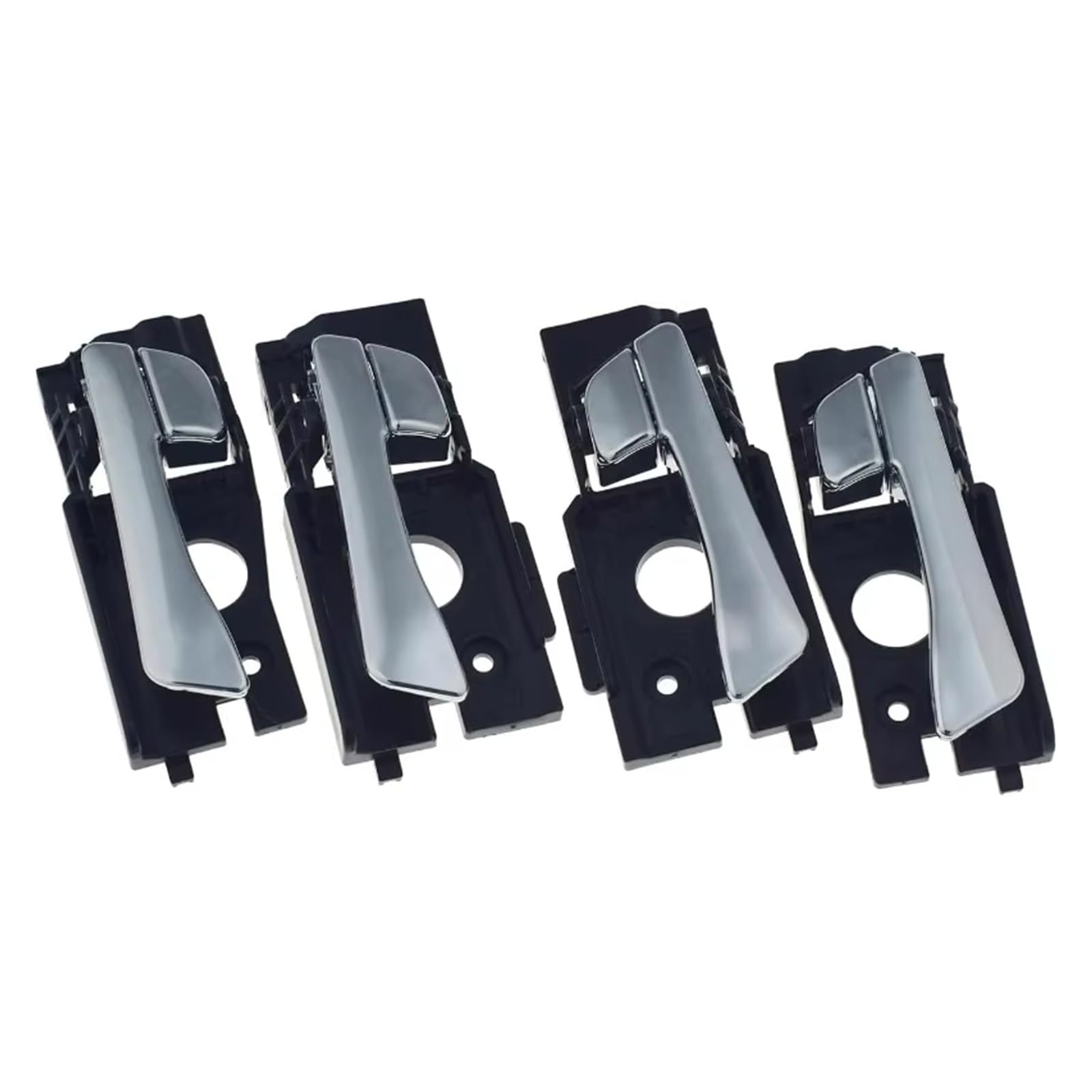 Fpcdhxsp Inner Door Pull Handle Trim Cover for Hyundai for Accent 2012-2017 82610-1R000 82620-1R000 83610-1R000 83620-1R000 4Piece Car Chrome Interior Door Handle