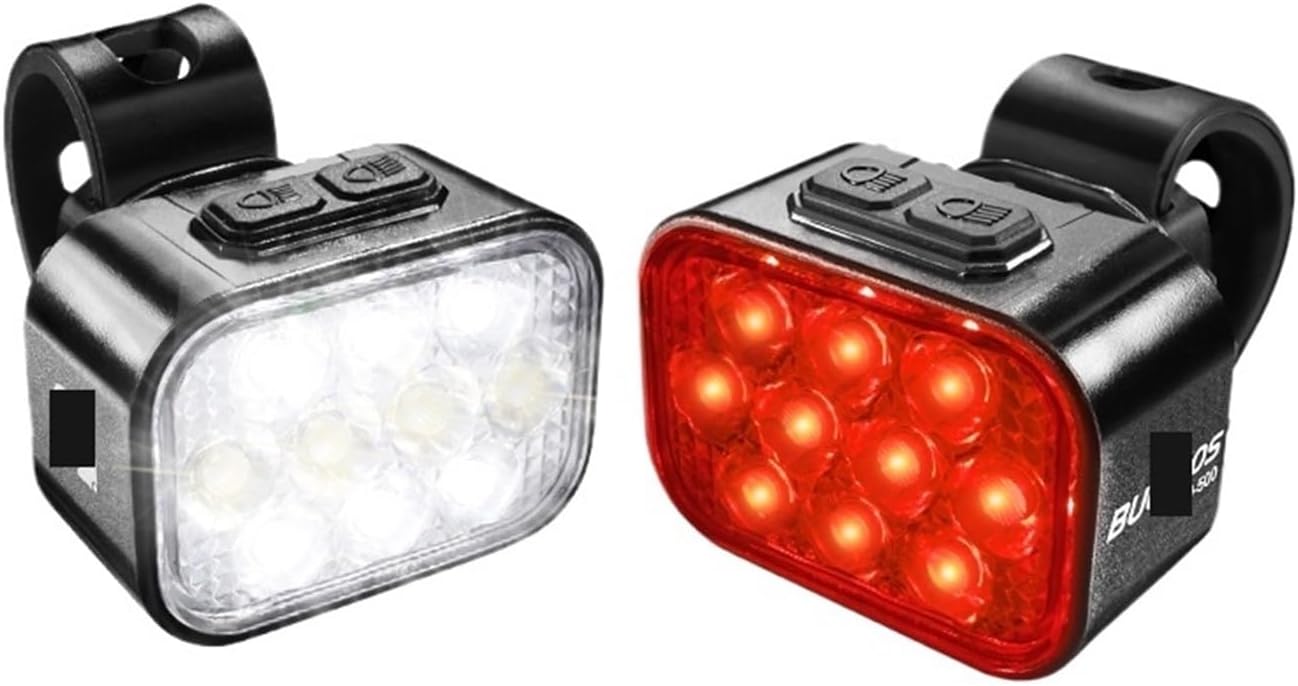 Bike Tail Light Bicycle Rear Light 1100mAh LED Bike Lamp USB Rechargeable MTB Road Taillights USB