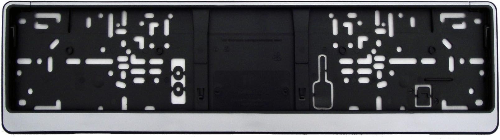 German License Plate Frame - Evolution 2 - Silver