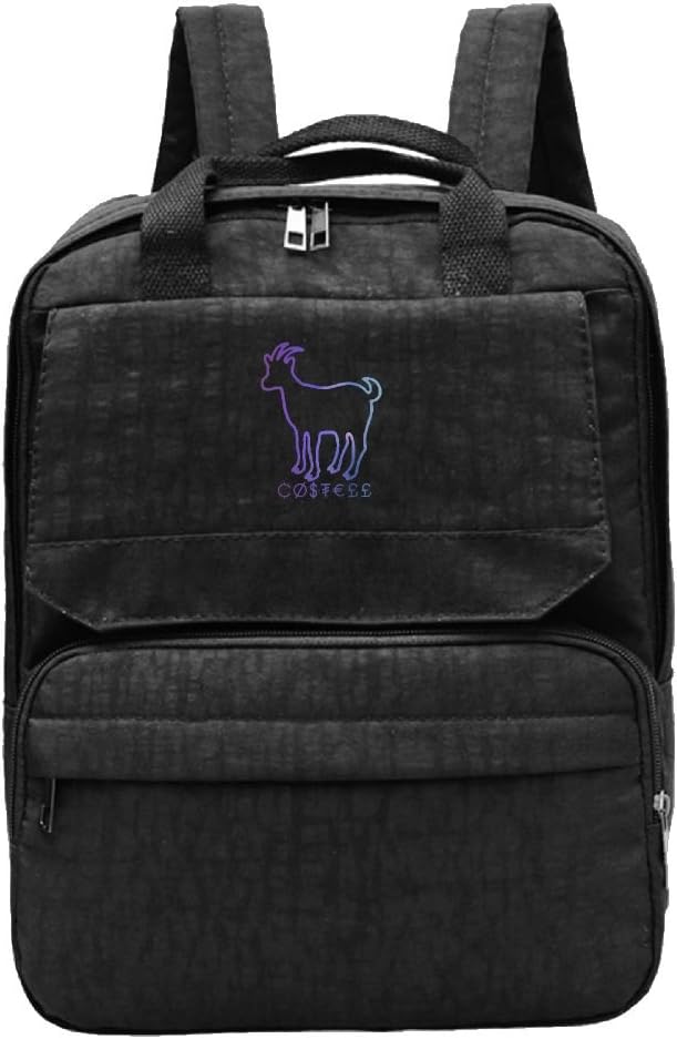 Logan Paul Team Core Member Erica Costell Goat Logo Backpack Cute Lamb2 Black One Size