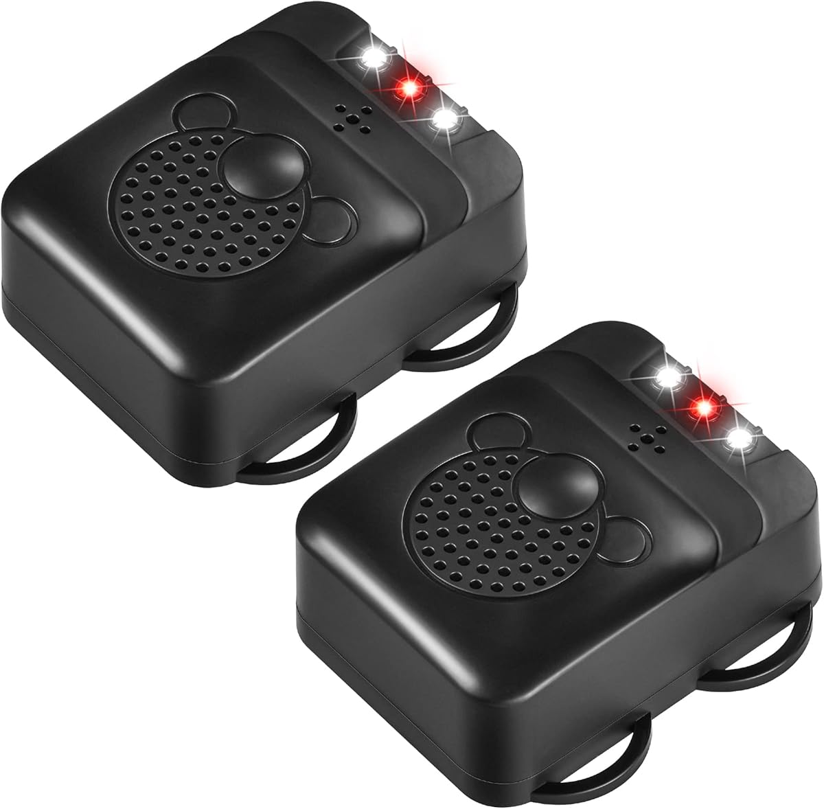 Rodent Repellent for Car Engines with Strobe Light, Ultrasonic Under Hood Rodent Repeller for Car Engines, Keep Rat Mouse Mice Animal Squirrel Out of Cars Engines Automobile, Truck, RV(2Pack)