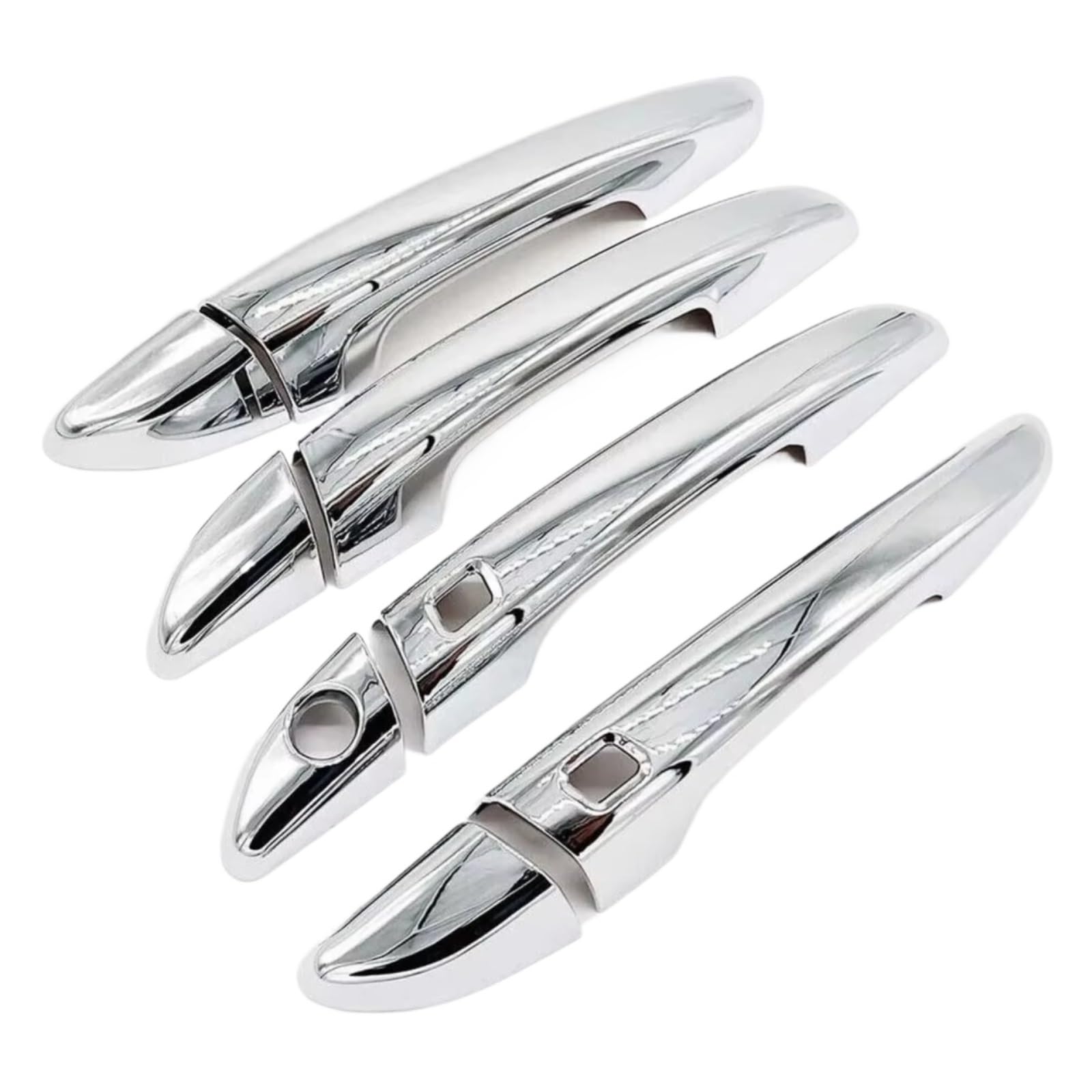 Qdzvalumv One Color Car Door Handles Cover Shell Compatible With For Sonata 2015-2019 Car Exterior Door Handle Moulding Cover Trim Decor Accessories Set(No Smart Hole)