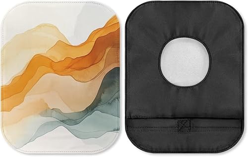 Vista 18 de Fundas para bolsas de ostomía, fundas ligeras para bolsas de colostomía para mujeres y hombres galaxia estrellado