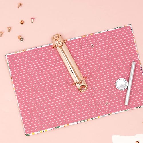 Miniatura 5 de Craftelier - Kit de 2 mecanismos para archivadores de 2 anillas  Tamaño aprox.4.8 in - Diámetro del anillo 1.2 in - Distancia entre los anillos 3.1