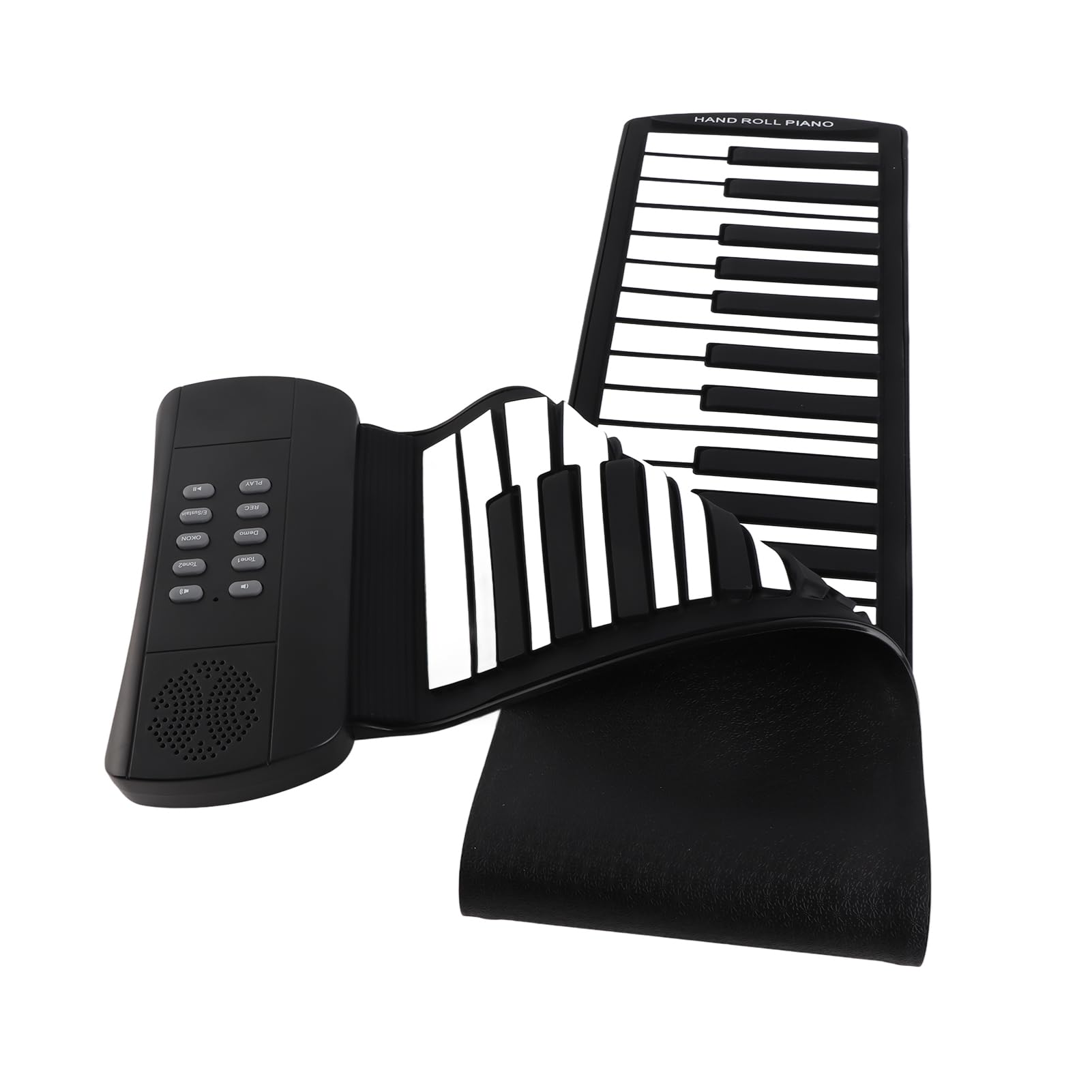 Naroote Klawiatura Fortepianowa, Przenośny Fortepian 49 Klucz Miękki Silikonowy Klawiatura Składana Piano Cicha Praktyka dla Dzieci i Dorosłych (61 kluczy)