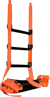 Fire Escape Ladder, 16.5 Feet Portable Safety Rope Ladder with 2 Hooks for 2-3 Story Homes, Multi-use for Kids and Adults