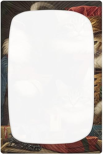 Miniatura 3 de Fitted Crib Sheets Christmas Royal Cats Baby Crib Sheets for Boy & Girl Toddler Mattress Sheets 21216531