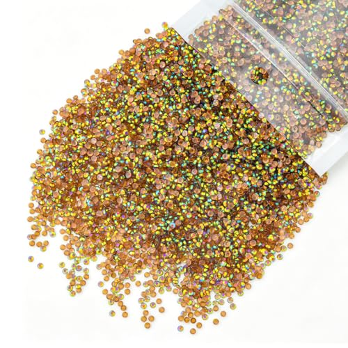 qiipii Transparent Brown Resin Rhinestones